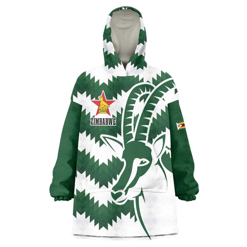 Zimbabwe Rugby The Sables Personalized Wearable Blanket Hoodie Retro Jersey Inspired - Wonder Print Shop