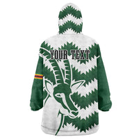 Zimbabwe Rugby The Sables Personalized Wearable Blanket Hoodie Retro Jersey Inspired - Wonder Print Shop