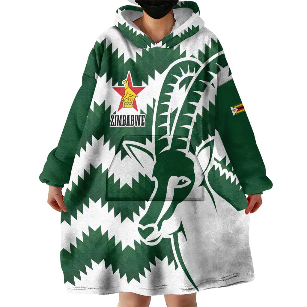 Zimbabwe Rugby The Sables Personalized Wearable Blanket Hoodie Retro Jersey Inspired - Wonder Print Shop