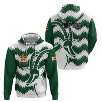 Zimbabwe Rugby The Sables Personalized Zip Hoodie Retro Jersey Inspired - Wonder Print Shop