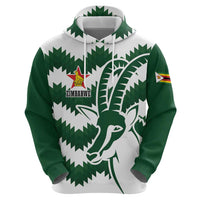 Zimbabwe Rugby The Sables Personalized Zip Hoodie Retro Jersey Inspired - Wonder Print Shop