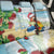 Have A Very Beach Christmas Back Car Seat Cover Parrot By Lehua Flower - Wonder Print Shop