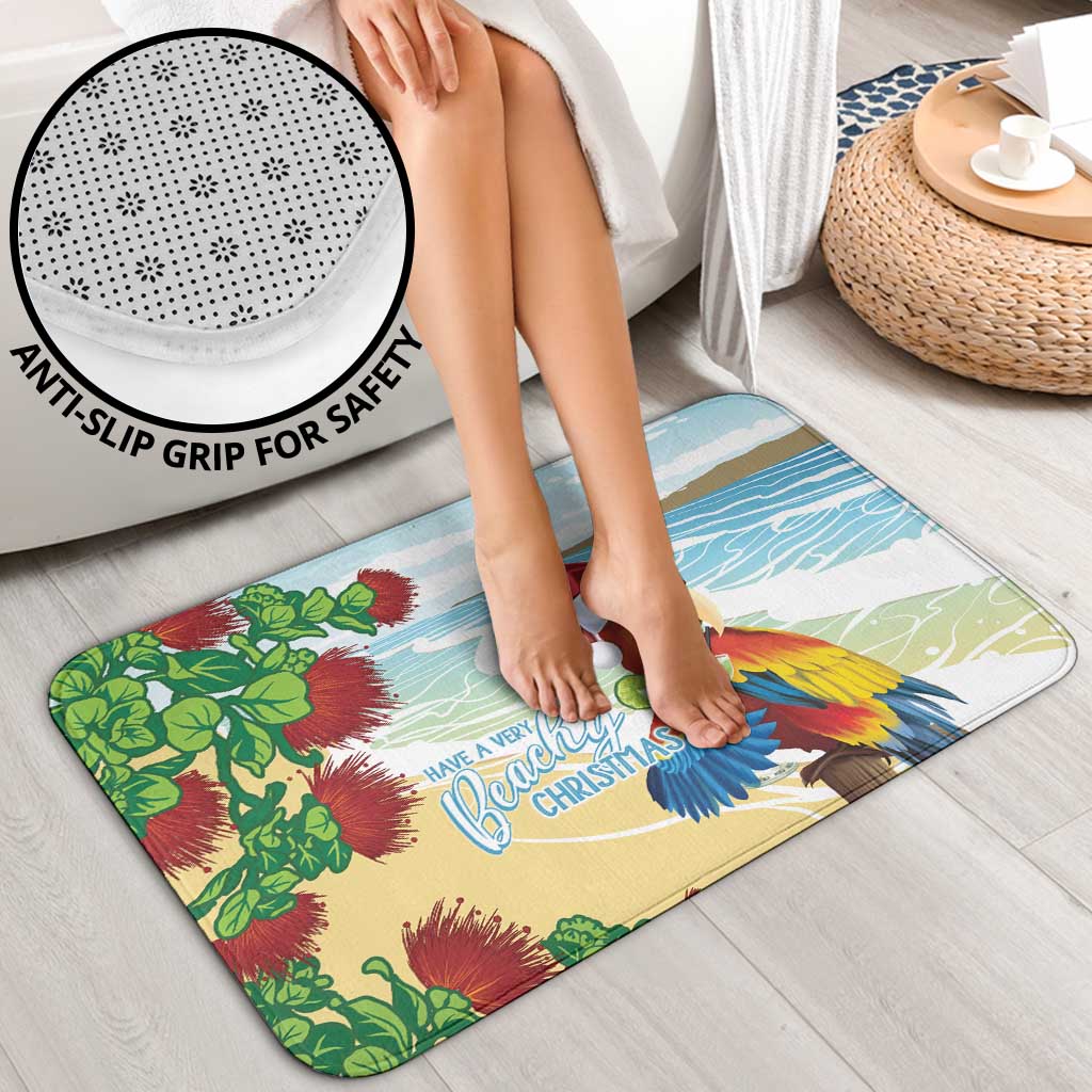 Have A Very Beach Christmas Bathroom Set Parrot By Lehua Flower - Wonder Print Shop