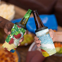 Have A Very Beach Christmas 4 in 1 Can Cooler Tumbler Parrot By Lehua Flower - Wonder Print Shop