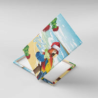 Have A Very Beach Christmas Canvas Wall Art Parrot By Lehua Flower - Wonder Print Shop