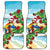 Have A Very Beach Christmas Car Mats Parrot By Lehua Flower - Wonder Print Shop
