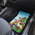 Have A Very Beach Christmas Car Mats Parrot By Lehua Flower - Wonder Print Shop