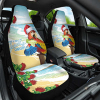 Have A Very Beach Christmas Car Seat Cover Parrot By Lehua Flower - Wonder Print Shop