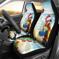 Have A Very Beach Christmas Car Seat Cover Parrot By Lehua Flower - Wonder Print Shop