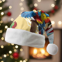 Have A Very Beach Christmas Santa Hat Parrot By Lehua Flower - Wonder Print Shop