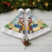 Have A Very Beach Christmas Santa Hat Parrot By Lehua Flower - Wonder Print Shop