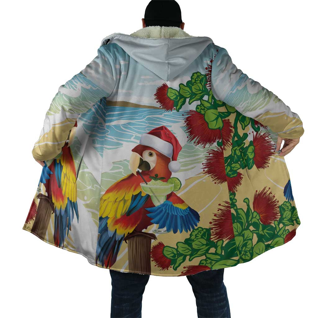 Have A Very Beach Christmas Cloak Parrot By Lehua Flower - Wonder Print Shop