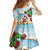 Have A Very Beach Christmas Family Matching Long Sleeve Bodycon Dress and Hawaiian Shirt Parrot By Lehua Flower - Wonder Print Shop