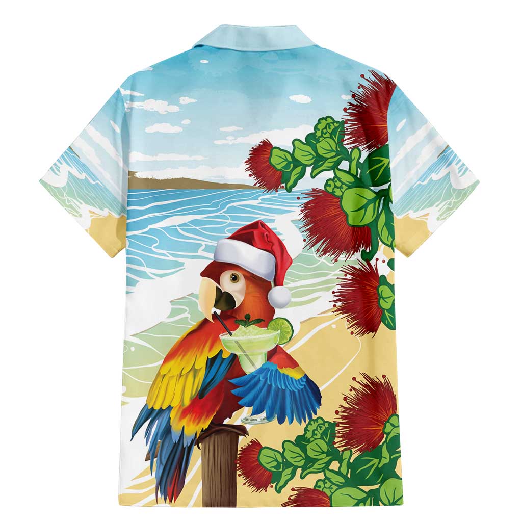 Have A Very Beach Christmas Family Matching Mermaid Dress and Hawaiian Shirt Parrot By Lehua Flower - Wonder Print Shop