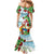 Have A Very Beach Christmas Family Matching Mermaid Dress and Hawaiian Shirt Parrot By Lehua Flower - Wonder Print Shop