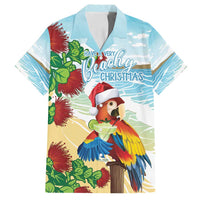 Have A Very Beach Christmas Family Matching Tank Maxi Dress and Hawaiian Shirt Parrot By Lehua Flower - Wonder Print Shop