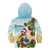 Have A Very Beach Christmas Kid Hoodie Parrot By Lehua Flower - Wonder Print Shop