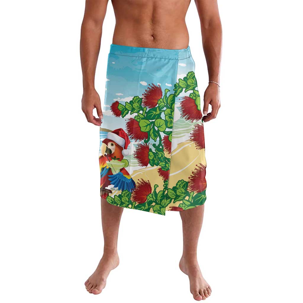 Have A Very Beach Christmas Lavalava Parrot By Lehua Flower - Wonder Print Shop