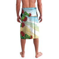 Have A Very Beach Christmas Lavalava Parrot By Lehua Flower - Wonder Print Shop