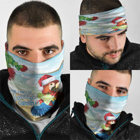 Have A Very Beach Christmas Neck Gaiter Parrot By Lehua Flower - Wonder Print Shop