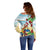 Have A Very Beach Christmas Off Shoulder Sweater Parrot By Lehua Flower - Wonder Print Shop