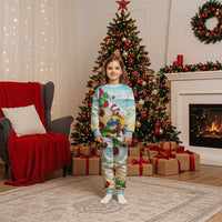 Have A Very Beach Christmas Pajama Set Parrot By Lehua Flower - Wonder Print Shop