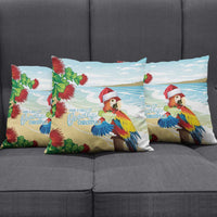 Have A Very Beach Christmas Pillow Cover Parrot By Lehua Flower - Wonder Print Shop