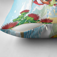 Have A Very Beach Christmas Pillow Cover Parrot By Lehua Flower - Wonder Print Shop