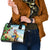 Have A Very Beach Christmas Shoulder Handbag Parrot By Lehua Flower - Wonder Print Shop