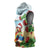 Have A Very Beach Christmas Sleeveless Hoodie Parrot By Lehua Flower - Wonder Print Shop