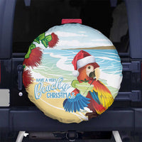 Have A Very Beach Christmas Spare Tire Cover Parrot By Lehua Flower - Wonder Print Shop