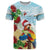 Have A Very Beach Christmas T Shirt Parrot By Lehua Flower - Wonder Print Shop