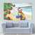 Have A Very Beach Christmas Tapestry Parrot By Lehua Flower - Wonder Print Shop