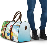 Have A Very Beach Christmas Travel Bag Parrot By Lehua Flower - Wonder Print Shop