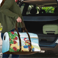 Have A Very Beach Christmas Travel Bag Parrot By Lehua Flower - Wonder Print Shop