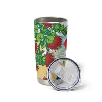 Have A Very Beach Christmas Tumbler Cup Parrot By Lehua Flower - Wonder Print Shop