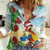 Have A Very Beach Christmas Women Casual Shirt Parrot By Lehua Flower - Wonder Print Shop