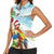 Have A Very Beach Christmas Women Sleeveless Polo Shirt Parrot By Lehua Flower - Wonder Print Shop