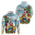 Have A Very Beach Christmas Zip Hoodie Parrot By Lehua Flower - Wonder Print Shop