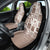 Hawaii Christmas Retro Patchwork Car Seat Cover Brown LT7 - Wonder Print Shop