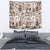 Hawaii Christmas Retro Patchwork Tapestry Brown - Wonder Print Shop