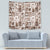 Hawaii Christmas Retro Patchwork Tapestry Brown - Wonder Print Shop