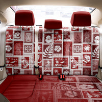Hawaii Christmas Retro Patchwork Back Car Seat Cover Red LT7 - Wonder Print Shop