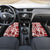 Hawaii Christmas Retro Patchwork Car Mats Red LT7 - Wonder Print Shop