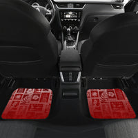 Hawaii Christmas Retro Patchwork Car Mats Red LT7 - Wonder Print Shop