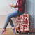 Hawaii Christmas Retro Patchwork Luggage Cover Red - Wonder Print Shop