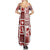 Hawaii Christmas Retro Patchwork Summer Maxi Dress Red - Wonder Print Shop