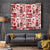 Hawaii Christmas Retro Patchwork Tapestry Red - Wonder Print Shop
