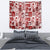 Hawaii Christmas Retro Patchwork Tapestry Red - Wonder Print Shop