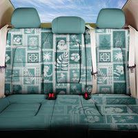 Hawaii Christmas Retro Patchwork Back Car Seat Cover Teal LT7 - Wonder Print Shop